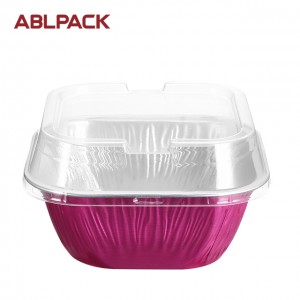 230ml lacquer smooth wall disposable aluminum foil baking cup for rice cake pudding dessert ovens bakery container