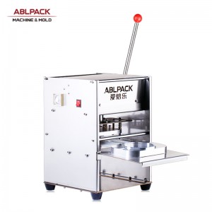 Manual food sealable aluminum foil packaging machine