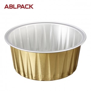 125ML Pet Lid Microwave Oven Fine Curry Food Storage Bakery Container custom aluminum foil container and lids printing
