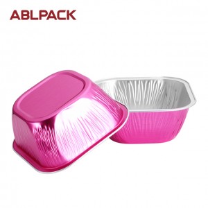 230ml lacquer smooth wall disposable aluminum foil baking cup for rice cake pudding dessert ovens bakery container